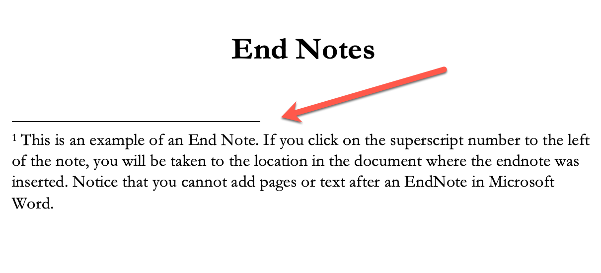 EndNoteSeparator