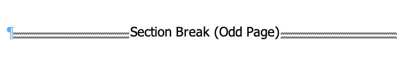 Section Break